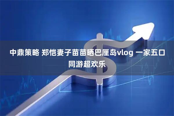 中鼎策略 郑恺妻子苗苗晒巴厘岛vlog 一家五口同游超欢乐